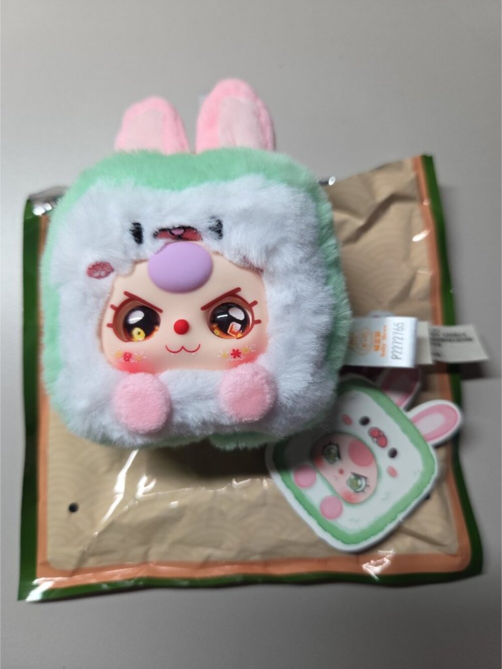 Baby three mahjong - cute bunny with special rare eyes